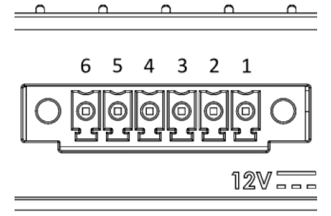 RS485 / RS232 main interface pin numbering